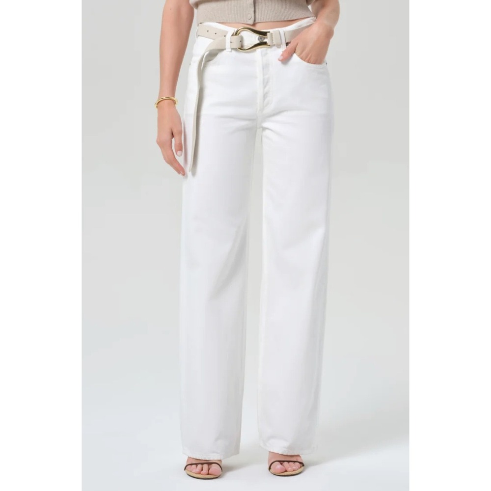 CITIZENS OF HUMANITY Annina Jeans White Wide Leg Women's Size 30 Relaxed